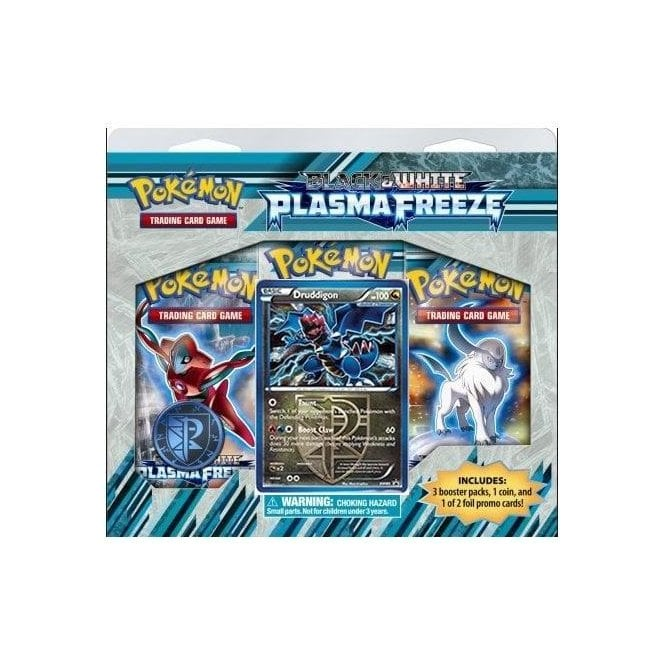 Pokemon - Black & White PLASMA FREEZE : 3 PACK BLISTER SET - DRUDDIGON | Chaos Cards Pokemon - Black & White PLASMA FREEZE : 3 PACK BLISTER SET - DRUDDIGON | Chaos Cards