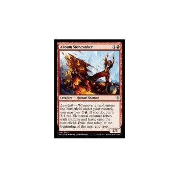 Akoum Stonewaker : BATTLE FOR ZENDIKAR 140/274 - Magic the Gathering Single Card