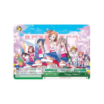 Weiss/Schwarz Promotional Card - LL/W34-PE03PR - Happy Maker!