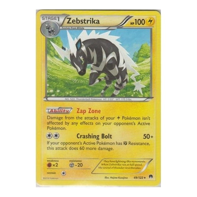 Pokemon Single Card XY - BREAKPOINT - 049/122 : Zebstrika | Chaos Cards Pokemon Single Card XY - BREAKPOINT - 049/122 : Zebstrika | Chaos Cards