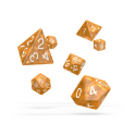 Oakie Doakie Dice Set RPG Marble - Orange (7) - Image 2