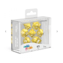 Oakie Doakie Dice Set RPG Marble - Yellow (7)