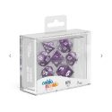 Oakie Doakie Dice Set RPG Marble - Purple (7)