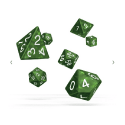 Oakie Doakie Dice Set RPG Marble - Green (7) - Image 2