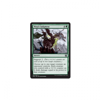 Nissa's Judgment : DUEL DECKS: ELVES VS. INVENTORS 21/76 - Magic the Gathering Single Card