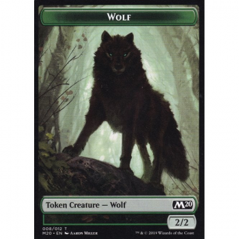 Wolf (TOKEN) : MAGIC 2020 Token 08/012 - Magic the Gathering Single Card