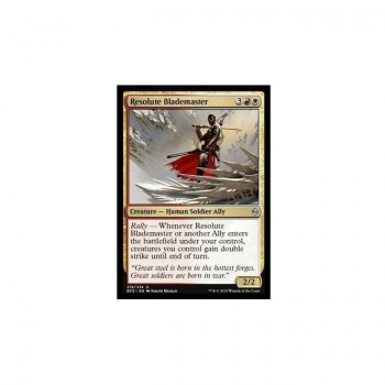 Resolute Blademaster : BATTLE FOR ZENDIKAR 218/274 - Magic the Gathering Single Card