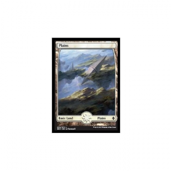 Plains (Full art) : BATTLE FOR ZENDIKAR 254/274 - Magic the Gathering Single Card