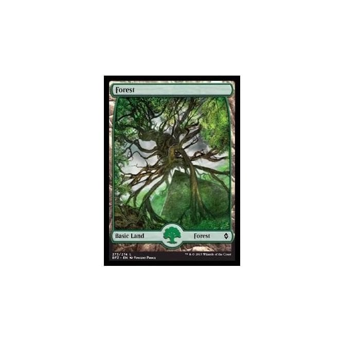 Forest Full Art Battle For Zendikar 273 274 Magic The Gathering Single Card