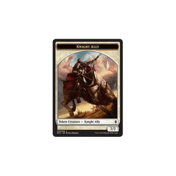 Knight Ally (TOKEN) : BATTLE FOR ZENDIKAR TOKEN 05/14 - Magic the Gathering Single Card