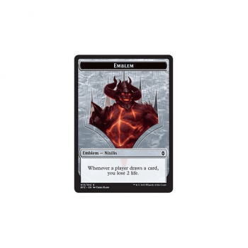 Emblem - Ob Nixilis Reignited (TOKEN) : BATTLE FOR ZENDIKAR TOKEN 13/14 - Magic the Gathering Single Card