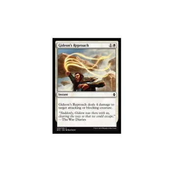 Gideon's Reproach (FOIL) : BATTLE FOR ZENDIKAR 030/274 - Magic the Gathering Single Card