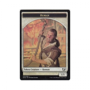 Human (TOKEN) : DUEL DECKS: BLESSED VS. CURSED TOKEN 78/80 - Magic the Gathering Single Card
