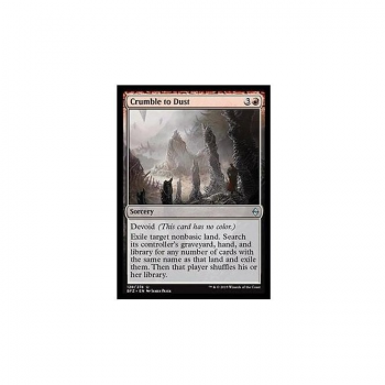 Crumble to Dust (FOIL) : BATTLE FOR ZENDIKAR 128/274 - Magic the Gathering Single Card
