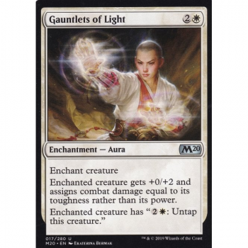 Gauntlets of Light (FOIL) : MAGIC 2020 017/280 - Magic the Gathering Single Card