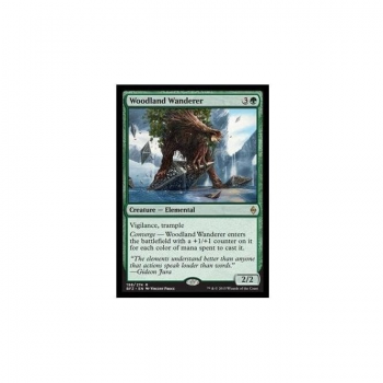Woodland Wanderer (FOIL) : BATTLE FOR ZENDIKAR 198/274 - Magic the Gathering Single Card