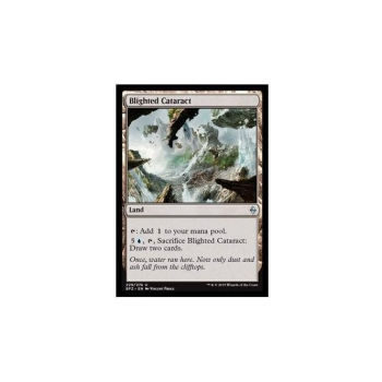 Blighted Cataract (FOIL) : BATTLE FOR ZENDIKAR 229/274 - Magic the Gathering Single Card