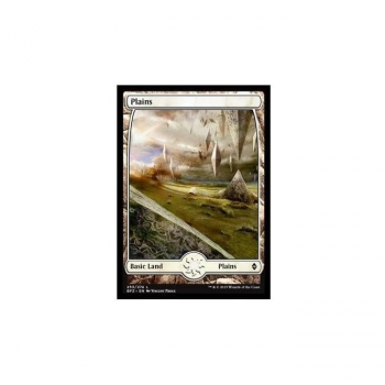 Plains (Full art) (FOIL) : BATTLE FOR ZENDIKAR 253/274 - Magic the Gathering Single Card
