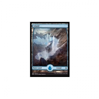 Island (Full art) (FOIL) : BATTLE FOR ZENDIKAR 257/274 - Magic the Gathering Single Card