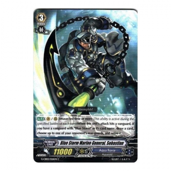 Blue Storm Marine General, Sebastian : G-CB02-026 - Cardfight!! Vanguard Single Card