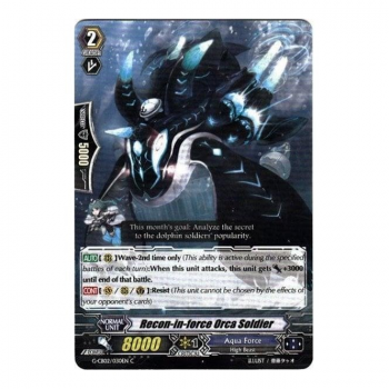 Recon-in-force Orca Soldier : G-CB02-030 - Cardfight!! Vanguard Single Card