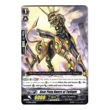 Gear Pony Aware of Twilight : G-TD06-013 - Cardfight!! Vanguard Single Card