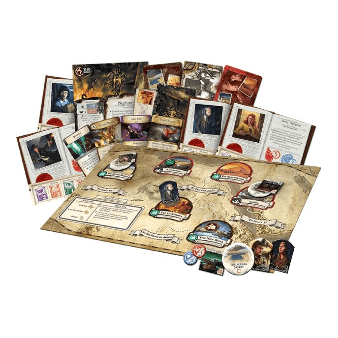 Eldritch Horror Under the Pyramids Chaos Cards