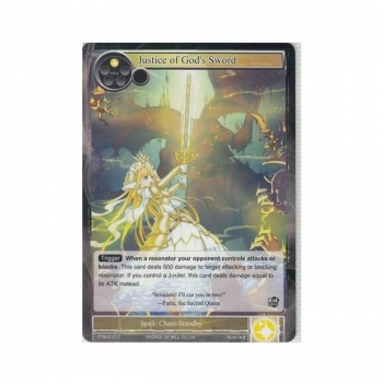 Justice of God's Sword : TTW-010 - Force of Will Single Card