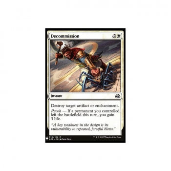 Decommission : MYSTERY BOOSTER 067 - Magic the Gathering Single Card