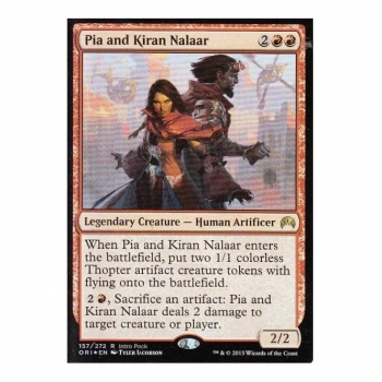 Magic the Gathering PROMOTIONAL MEDIA INSERTS Single Card : #128 Pia and Kiran Nalaar
