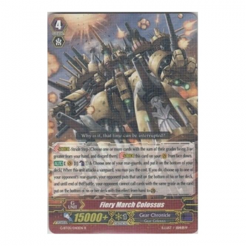 Fiery March Colossus : G-BT05-040 - Cardfight!! Vanguard Single Card