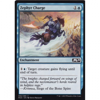 Zephyr Charge (FOIL) : MAGIC 2020 082/280 - Magic the Gathering Single Card