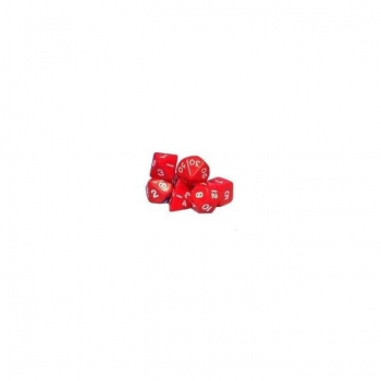 Legend Dice Dice Set : 16mm Opaque Red