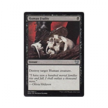 Human Frailty : DUEL DECKS: BLESSED VS. CURSED 61/80 - Magic the Gathering Single Card