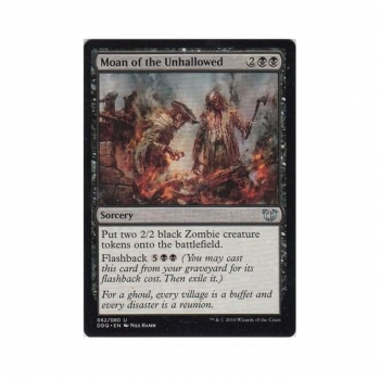 Moan of the Unhallowed : DUEL DECKS: BLESSED VS. CURSED 62/80 - Magic the Gathering Single Card