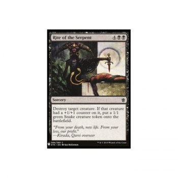 Rite of the Serpent : MYSTERY BOOSTER 798 - Magic the Gathering Single Card