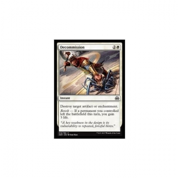 Decommission : AETHER REVOLT 016/194 - Magic the Gathering Single Card