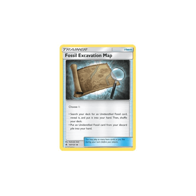 Pokemon Single Card SM - FORBIDDEN LIGHT - 107/131 : Fossil Excavation Map | Chaos Cards Pokemon Single Card SM - FORBIDDEN LIGHT - 107/131 : Fossil Excavation Map | Chaos Cards