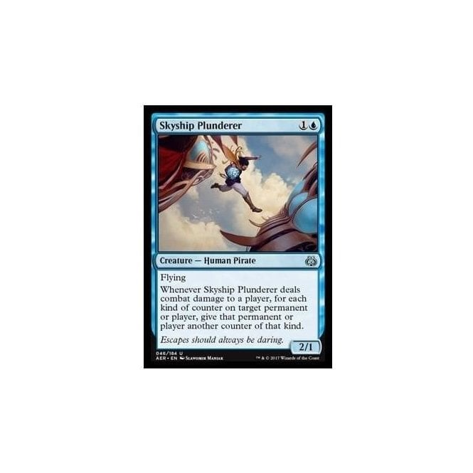 Skyship Plunderer : AETHER REVOLT 046/194 - Magic the Gathering Single Card Skyship Plunderer : AETHER REVOLT 046/194 - Magic the Gathering Single Card