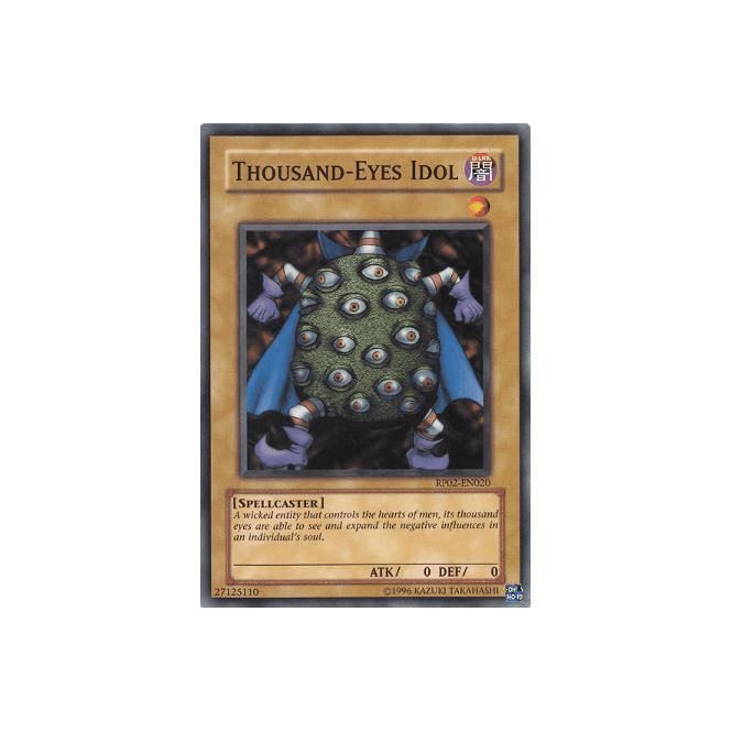 Yu-Gi-Oh! Card RP02-EN020 Thousand-Eyes Idol | Chaos Cards Yu-Gi-Oh! Card RP02-EN020 Thousand-Eyes Idol | Chaos Cards