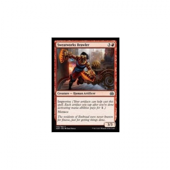 Sweatworks Brawler : AETHER REVOLT 100/194 - Magic the Gathering Single Card