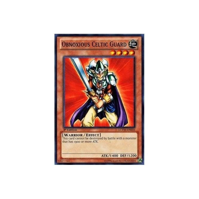 Yu-Gi-Oh! Card RP02-EN086 Obnoxious Celtic Guardian Yu-Gi-Oh! Card RP02-EN086 Obnoxious Celtic Guardian