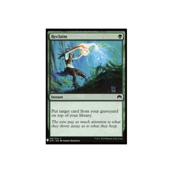 Reclaim : MYSTERY BOOSTER 1387 - Magic the Gathering Single Card