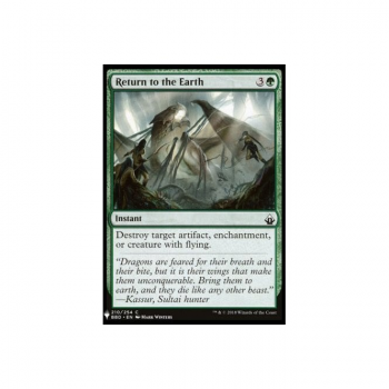 Return to the Earth : MYSTERY BOOSTER 1391 - Magic the Gathering Single Card