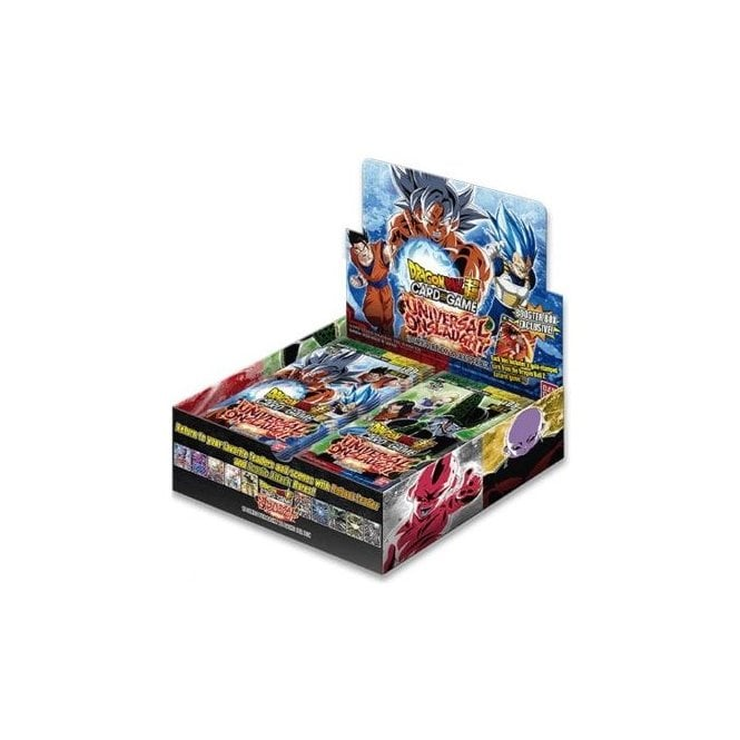 DragonBall Super Card Game - Universal Onslaught Booster Box (24 Packs) | Chaos Cards DragonBall Super Card Game - Universal Onslaught Booster Box (24 Packs) | Chaos Cards
