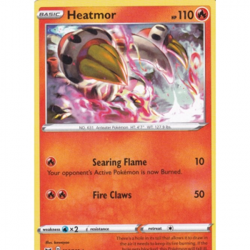 Heatmor : SWORD AND SHIELD BASE SET 26/202 - Pokemon Single Card