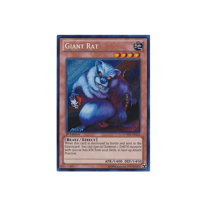 giant rat yugioh card Amazon.com: Yu-Gi-Oh! - Giant Rat (MRL-079) - Magic Ruler - 1st Edition main image 1