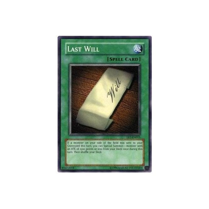 Yu-Gi-Oh! Card SYE-031 Last Will (Common) | Chaos Cards