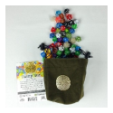 Third Die Standing Dice Bag : Celtic Knot Medallion Deep Green - Image 2