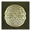 Third Die Standing Dice Bag : Celtic Knot Medallion Deep Green - Image 3